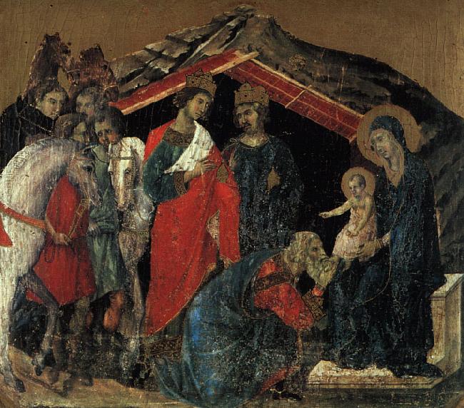 Duccio di Buoninsegna The Maesta Altarpiece oil painting image
